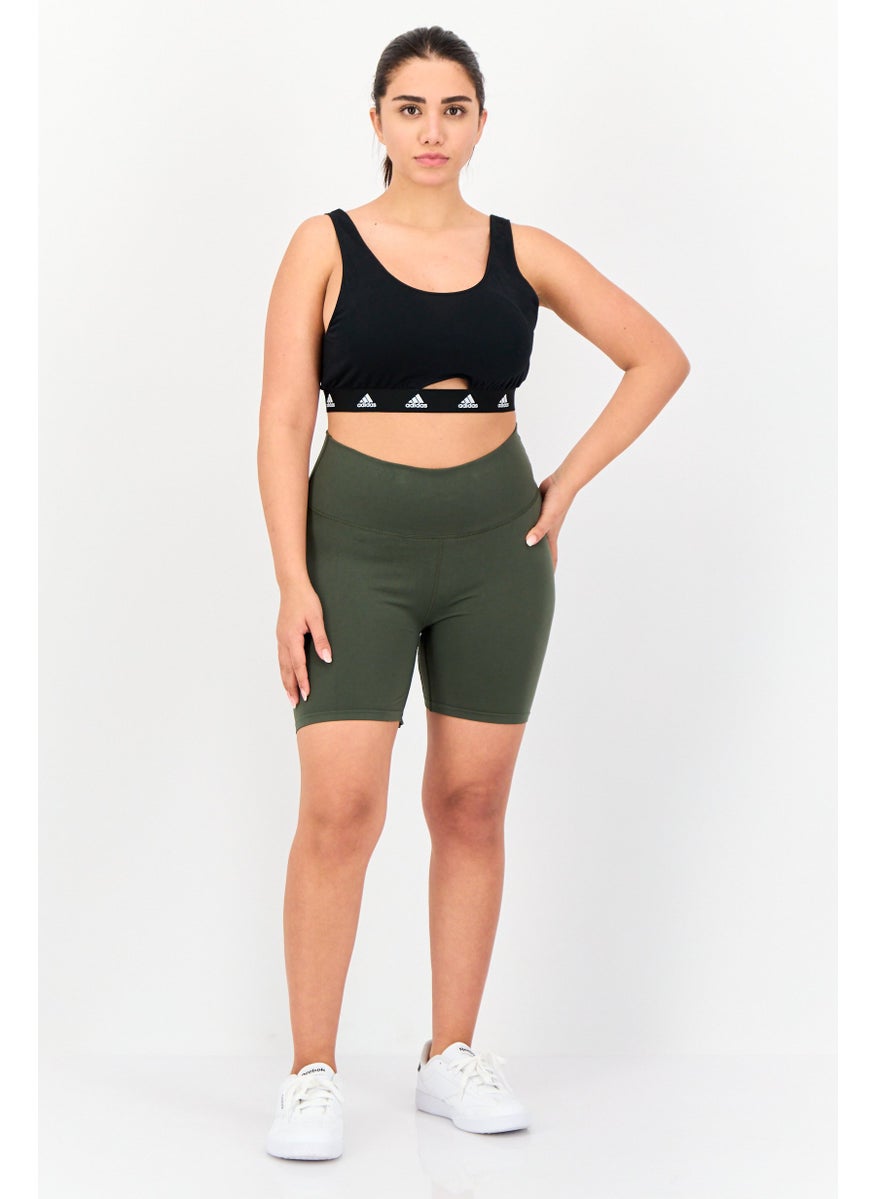Adidas Women Brand Logo Non-Padded Bralette, Black  - Image 4