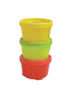 Aristo Aristo Swift Plastic Storage Container 300ml - Set Of 3 -Color May Vary 