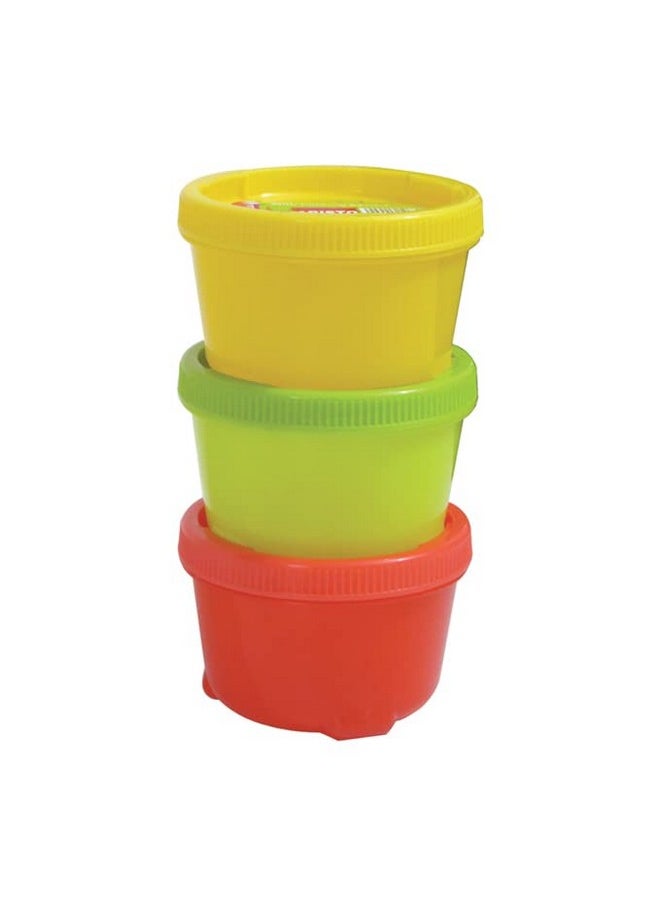 Aristo - Aristo Swift Plastic Storage Container 300ml - Set Of 3 -Color May Vary - Image 1