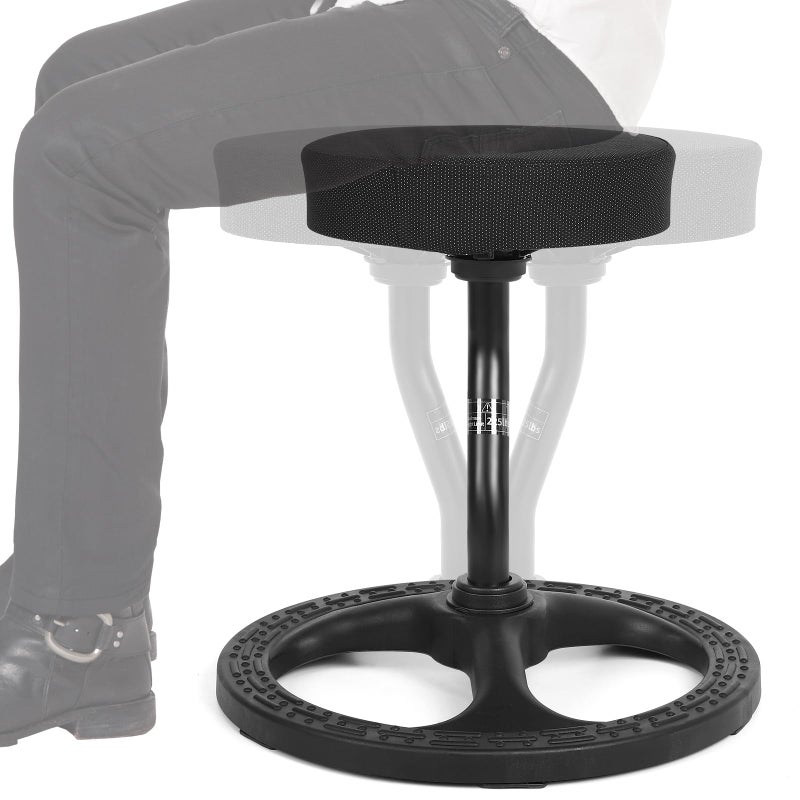 beyond SMART ADHD Chair for Child Adults, Wobble Stool Fitness Seat, Spinning Chair for Stability, Balance, Yoga, Office, School, Wellness, Flexible Active Sitting with Non-Slip Base and Washable Seat Cover - Image 1