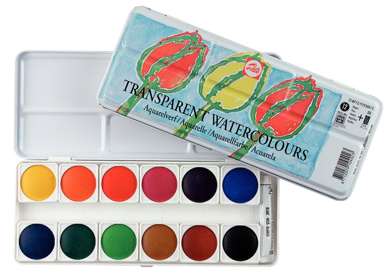 Talens Transparent Watercolor Set of 12 - Image 2