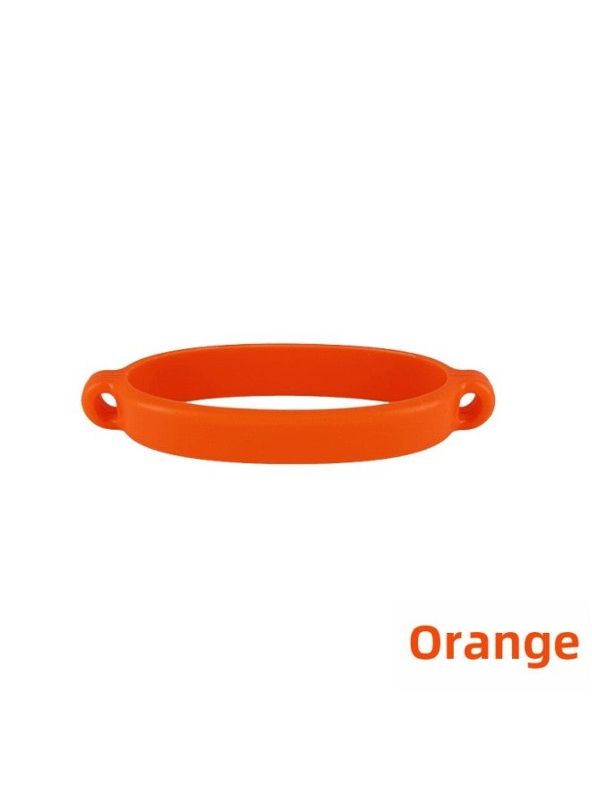 Suitable For Stanley Water Cup Water Bottle Kettle Elastic Silicone Ring Lanyard Cup Ring Ring 8-40Z Beam Ring-Specifications:Orange - Image 1