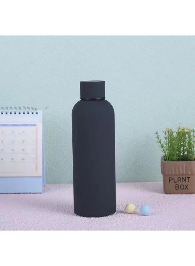Silicone Coated Metal Sports Water Bottle for Hot & Cold Liquid Insulation - Image 1
