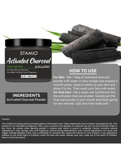 Activated Charcoal Powder 100 Gm For Face Pack, Skin Care, Mask | Pure And Natural, Chemical Free | Men & Women | In Jar 3.53 Oz - pzsku/ZF72B8CDEBB3C7CB87EFEZ/45/_/1735817354/69861d20-a19a-429e-ae40-d6b666c088d9