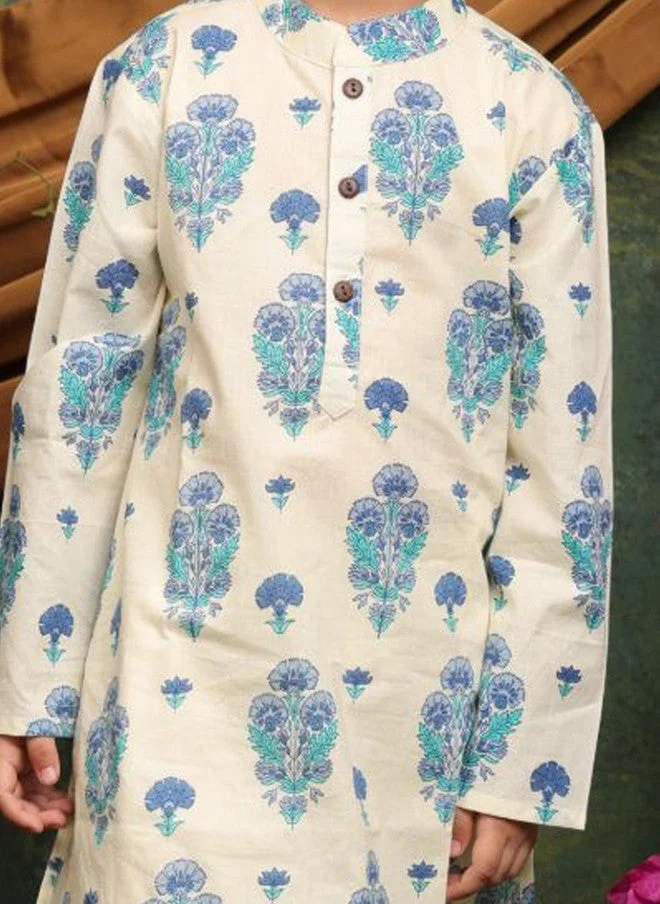 Saka Designs Boys Ethnic Motifs Printed Kurta with Pyjamas