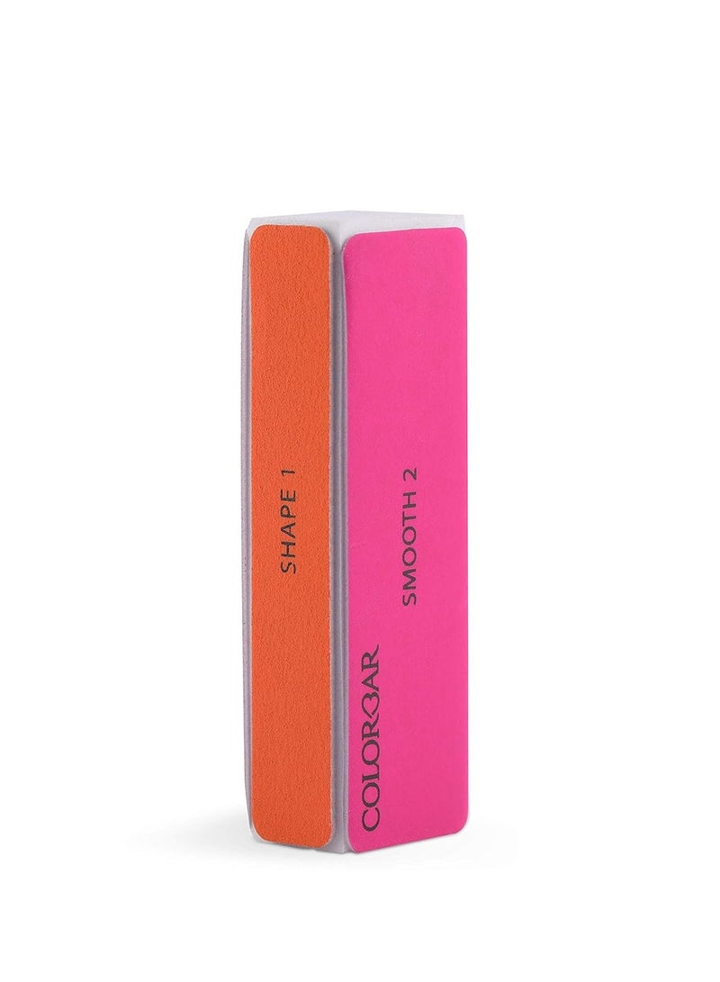 Colorbar High quality 4 Way Nail Buffer Shape Smooth Buff Polish Nails - Image 1