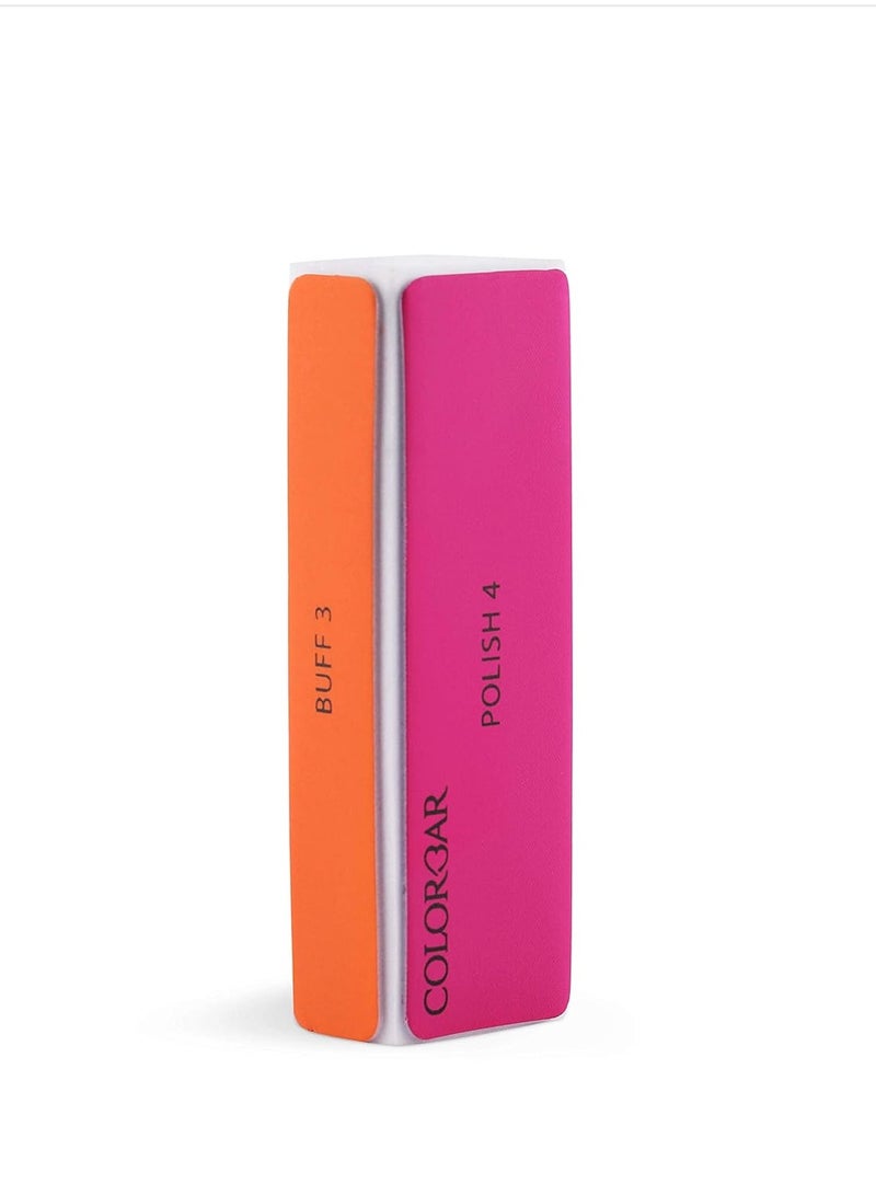 Colorbar High quality 4 Way Nail Buffer Shape Smooth Buff Polish Nails - Image 2