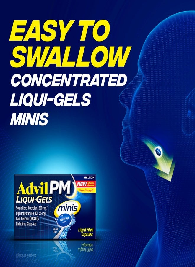 Advil PM Liqui-Gels Minis, 20 Liquid Filled Capsules - Image 3