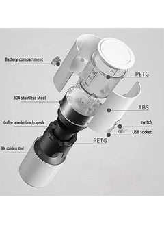 Generic Portable Electric Espresso Maker, Automatic Coffee Brewer, Manual Travel Coffee Set for Outdoor Adventures, RV Trips, and Hiking. Perfect for On-the-Go Coffee Lovers!  - Image 2