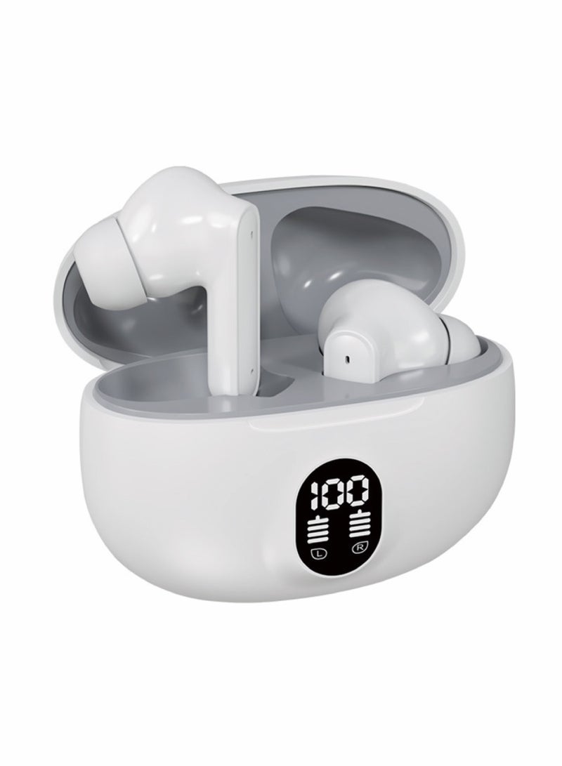 Wireless Earbuds, 35H Playtime ANC, IPX5 Waterproof with Charging Case - Bluetooth 5.3 Deep Bass for Office & Daily Commute - Image 1