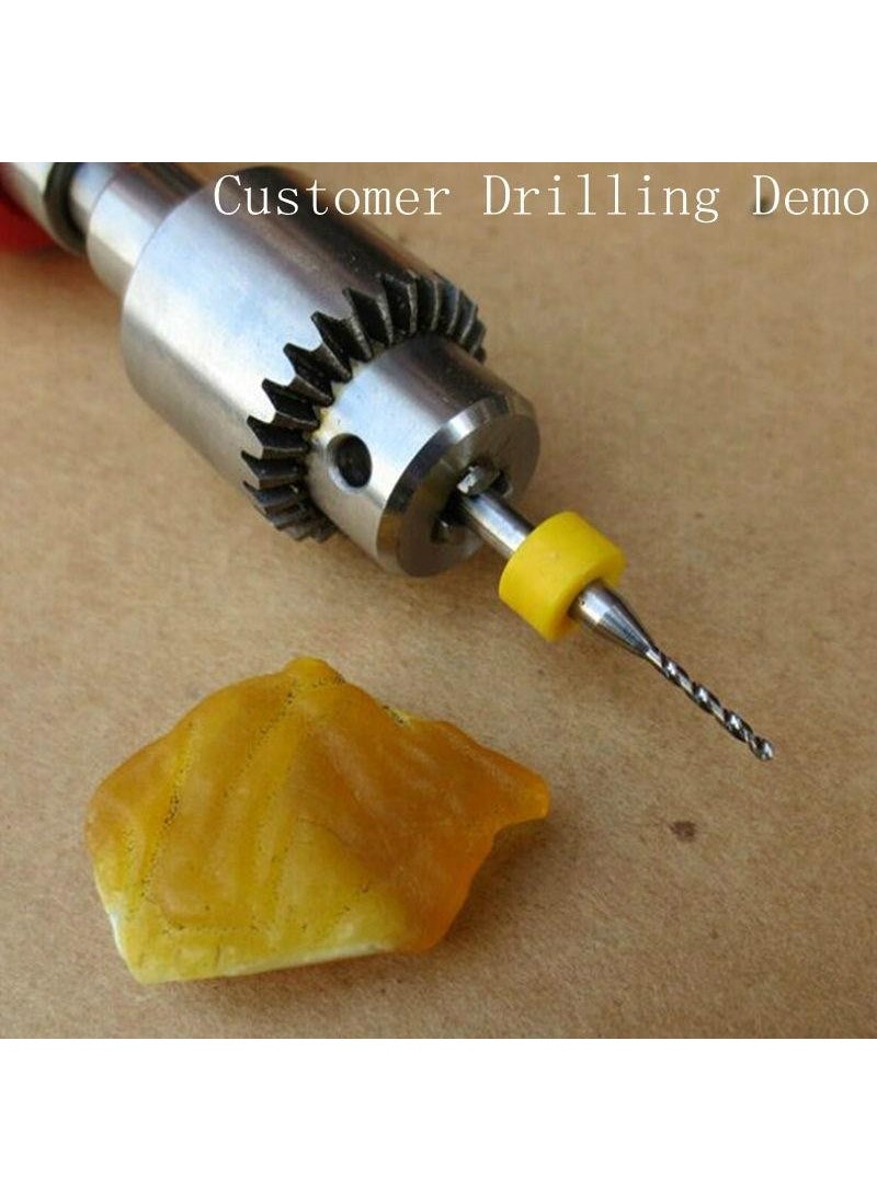 Profi̇sher Cnc Drilling Kit Pcb Mini Carbide Drill Bit Set of 10 1.3-2.2 mm