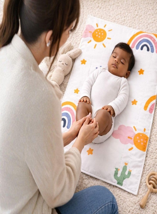 Zikku Diaper Changing Mat/Sleeping Mat/Waterproof Bed Protector with Foam for Newborn Baby – Pack of 3 (Animal Print, 45 cms x 60 cms) - Image 4