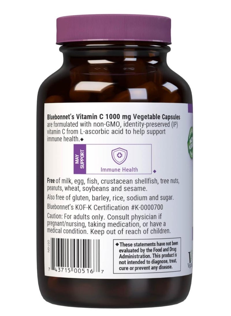 Bluebonnet Nutrition - Blue Bonnet Vitamin C 1000 Mg - 90 Capsules - Image 1