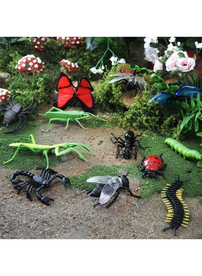 Safari Ltd. Safari Ltd. Insects TOOB - 14 Mini Figurines: Caterpillar, Dragonfly, Centipede, Grasshopper, Ladybug, Spider, Bee, Scorpion, Mantis, & More - Educational Toy Figures for Boys, Girls & Kids Ages 3+ - Image 2