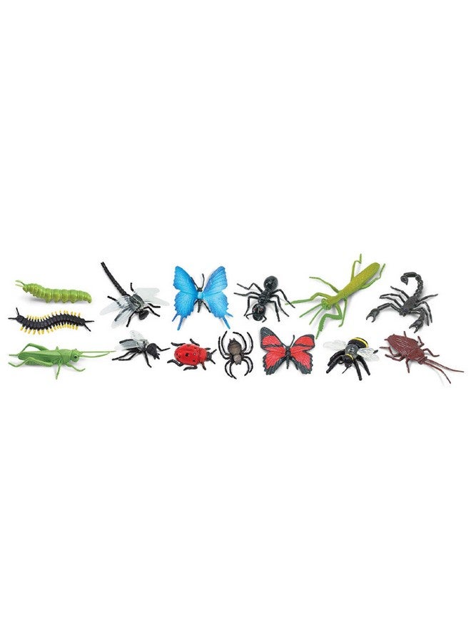 Safari Ltd. Safari Ltd. Insects TOOB - 14 Mini Figurines: Caterpillar, Dragonfly, Centipede, Grasshopper, Ladybug, Spider, Bee, Scorpion, Mantis, & More - Educational Toy Figures for Boys, Girls & Kids Ages 3+ - Image 3