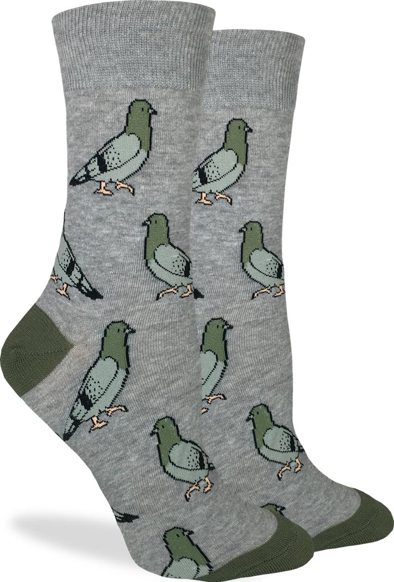 Good Luck Sock Women's Pigeons Socks, Adult, Shoe Size 5-9 - Image 1