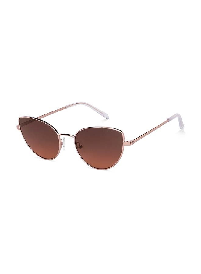 John Jacobs Women John Jacobs | Rose Gold - Pink | Full Rim Cat Eye Stylish & Premium UV Protected Sunglasses | JJ Tints | Polarized and 100% UV Protected | Women | Large | JJ S17340 - Image 1