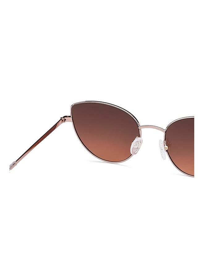 John Jacobs Women John Jacobs | Rose Gold - Pink | Full Rim Cat Eye Stylish & Premium UV Protected Sunglasses | JJ Tints | Polarized and 100% UV Protected | Women | Large | JJ S17340 - Image 5