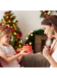 أقراط عيد الميلاد للنساء أقراط من الخرز على شكل شجرة عيد الميلاد على شكل رنة ندفة الثلج أقراط من الشرابة للعطلات هدايا مجوهرات حفلات الكريسماس (إكليل وشرابة)  - Image 2