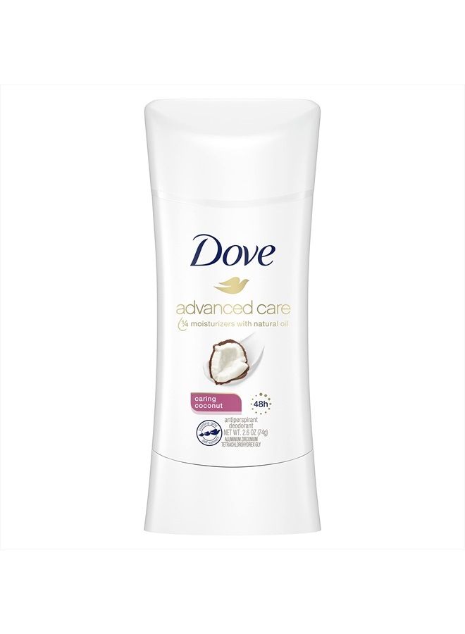 Dove Antiperspirant Deodorant with 48 Hour Protection Caring Coconut Deodorant for Women 2.6 oz - Image 1