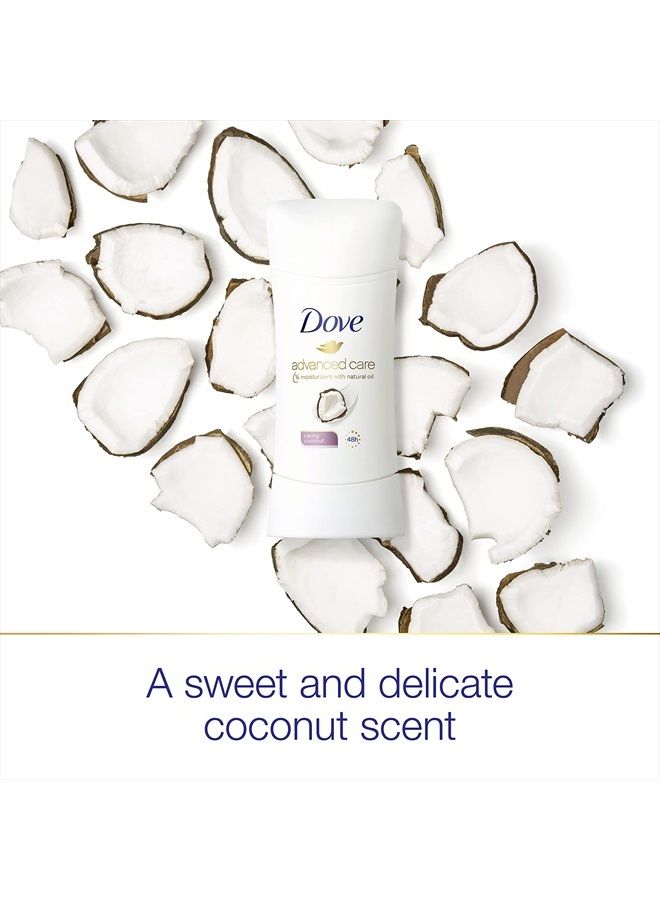 Dove Antiperspirant Deodorant with 48 Hour Protection Caring Coconut Deodorant for Women 2.6 oz - Image 4