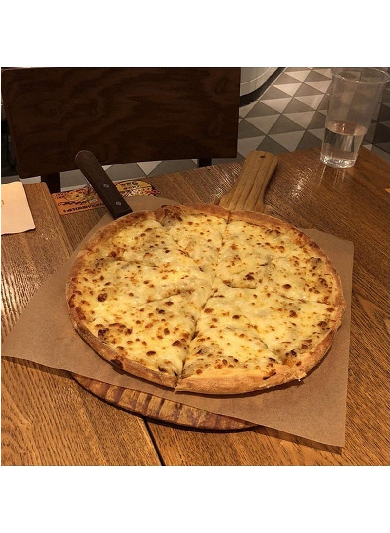 100 قطعة من ورق الخبز ورق الخبز ، وقطع مسبقا غير اللاصق وغير المبيض ، لن يتشوف أو يحرق ، غير سام ويأتي في التعبئة والتغليف المريحة ، 30 سم * 40 سم (بني) - Image 4