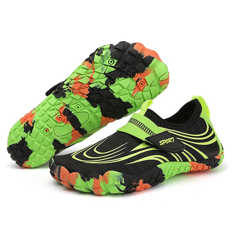 2024 Five-Finger Tracing Shoes Boys Wading Shoes Children Outdoor Diving Beach Shoes Girls' Fitness Shoes - Image 1