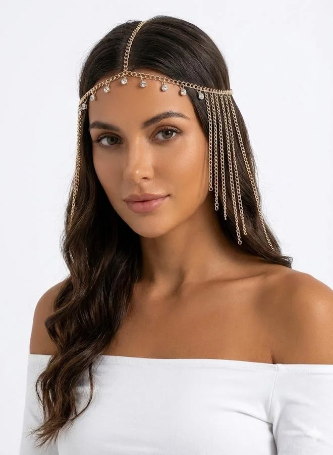 تايك تو Layered Tassel Head Chain
