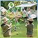 HLDYA Rocket Shooting Games Toys with Rotating Target 2 Toy Guns 20 Foam Darts Kids Outdoor Toys for Boys Age 5 6 7 8 9 10 Year Old Carnival Games Compatible with Nerf Guns Green - Image 4