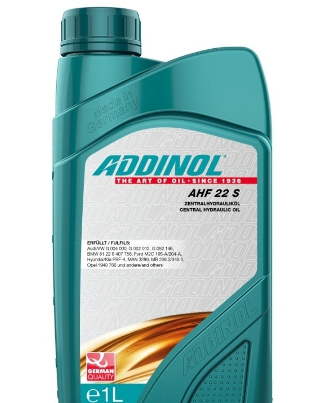 ADDINOL AHF 22 S is a fully synthetic high-performance for lifetime application in modern vehicle units.