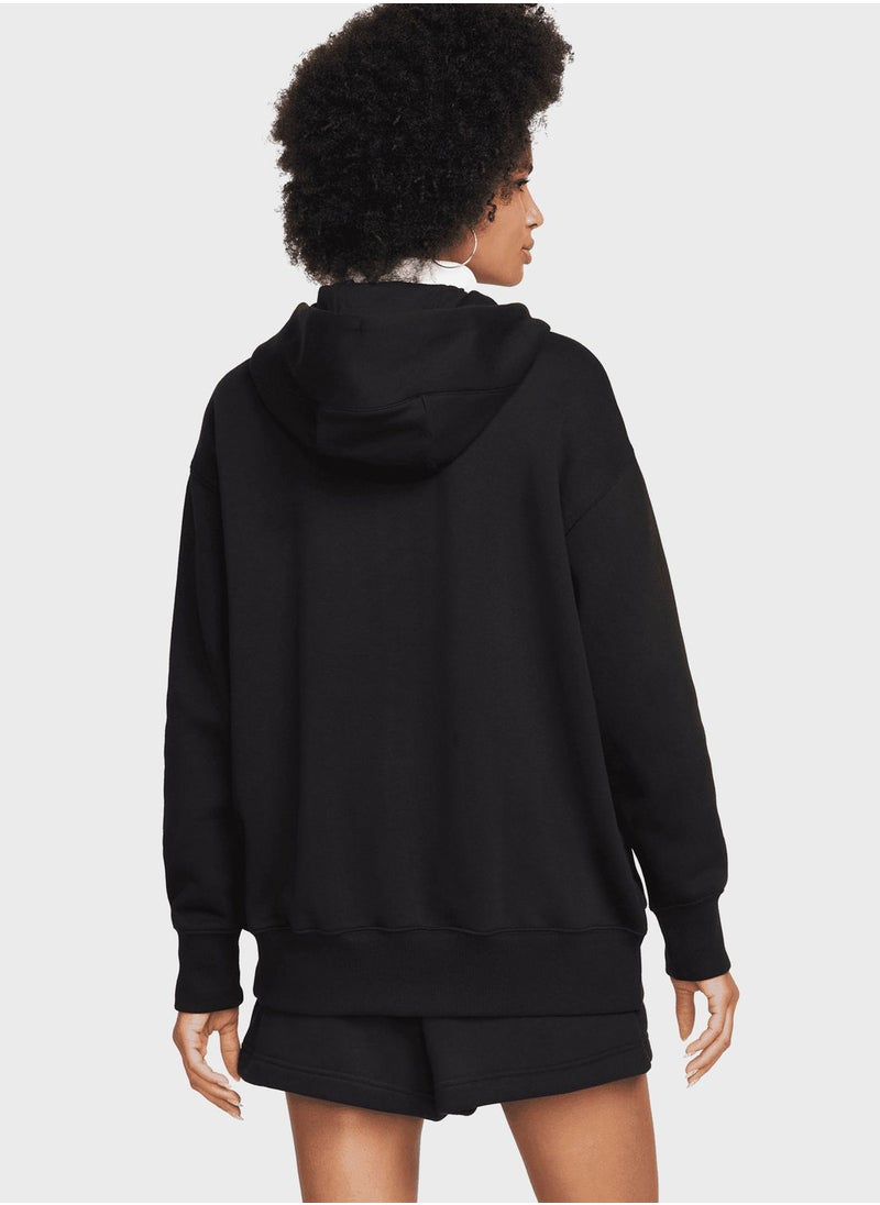 Nike - Phoenix Fleece Oversized Full Zip Hoodie - Image 1