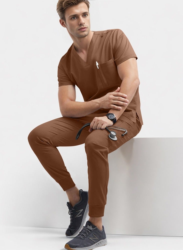 KUYING New Summer Thin Nurse Uniform Split Set Medical Work Uniform  - Image 1