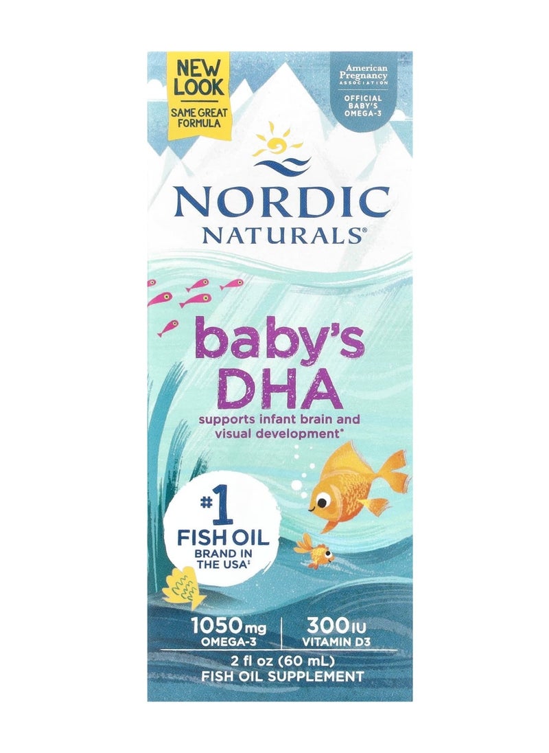 NORDIC NATURALS Baby'S Dha 2 Fl Oz 60 Ml  - Image 1