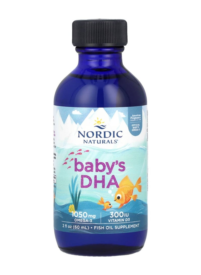 NORDIC NATURALS Baby'S Dha 2 Fl Oz 60 Ml  - Image 2