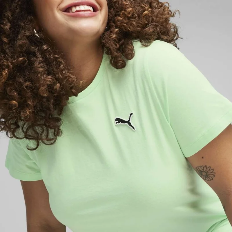 بوما Better Essentials Women's Green Round Neck T-Shirt