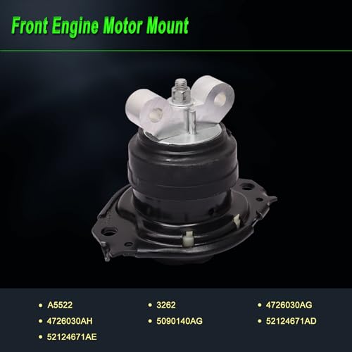 SHICHU Set of 3 Engine Motor Mount Compatible with 2011-2022 Charger Challenger 11-22 Chrysler 300 3.6L 5.7L Replace for 5090140AG 52124671AE A5522 A5388 3262 3162 - Image 4