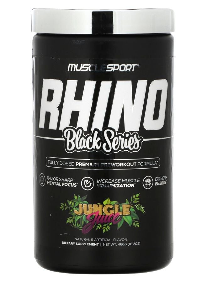 MUSCLESPORT Black Series Rhino Jungle Juice 16.2 oz (460 g)