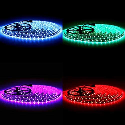 SUPERNIGHT 5050 RGB LED Strip Lights-16.4ft 300 LEDs, Color Changing LED Lights for Valentine, Wedding Sparklers, Christmas Lights, Indoor Decoration - Image 3