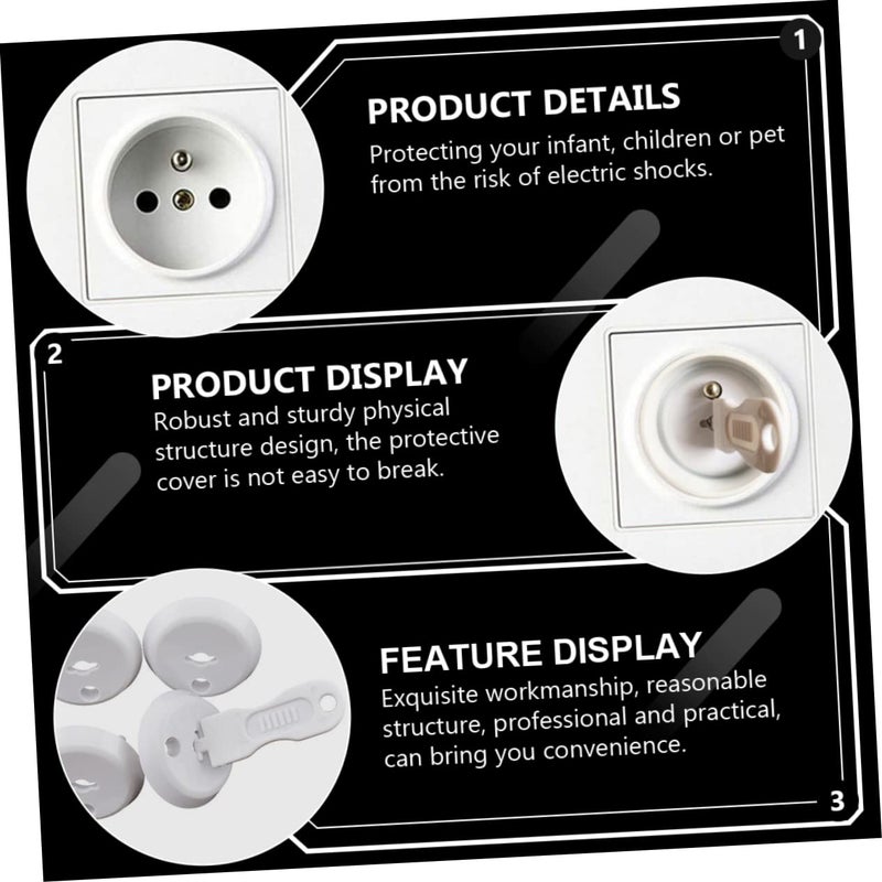 18-Pack Baby Electric Socket Covers Child Safety Outlet Protection Plugs for Boys and Girls Easy Install Suitable for Home Use - Image 2