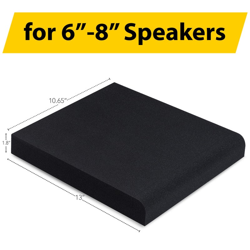 Sound Addicted - Studio Monitor Isolation Pads suitable for 6.5, 7 and 8 Inches Large Speakers | Reduce Vibrations and Fits most Stands - Pair | SMPad 8 - Image 2