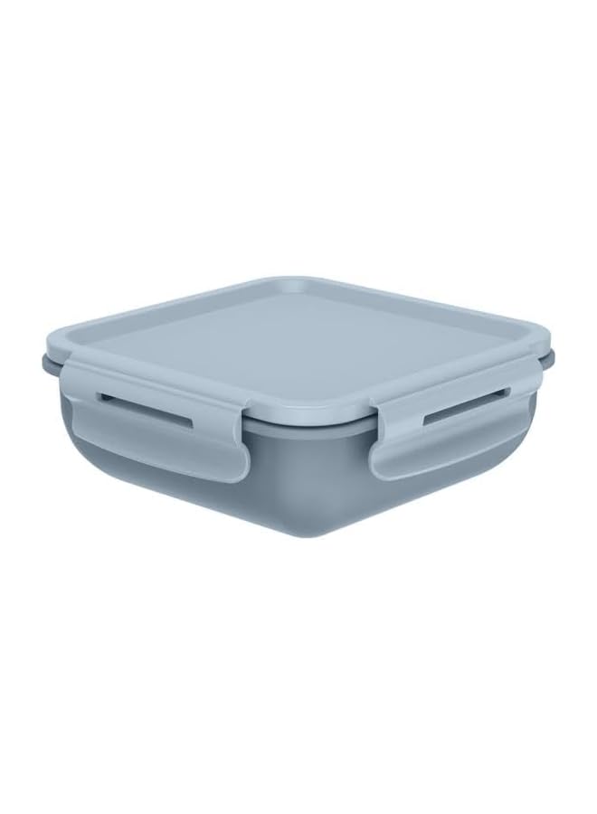 S-TOP HERMETIC SQUARE LUNCH BOX BICOLOR GLACIAL BLUE - Image 1