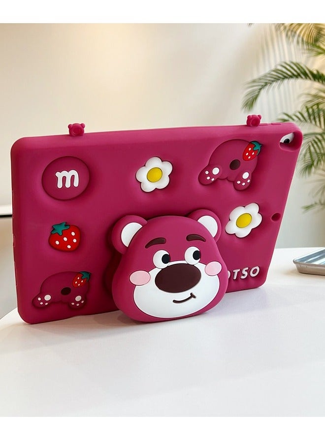 Kids Case for iPad Air 11" 6th Gen M2 2024 / iPad Air 5th/4th Gen 10.9" 2022/2020, Cute Cat Shockproof Case - Image 4