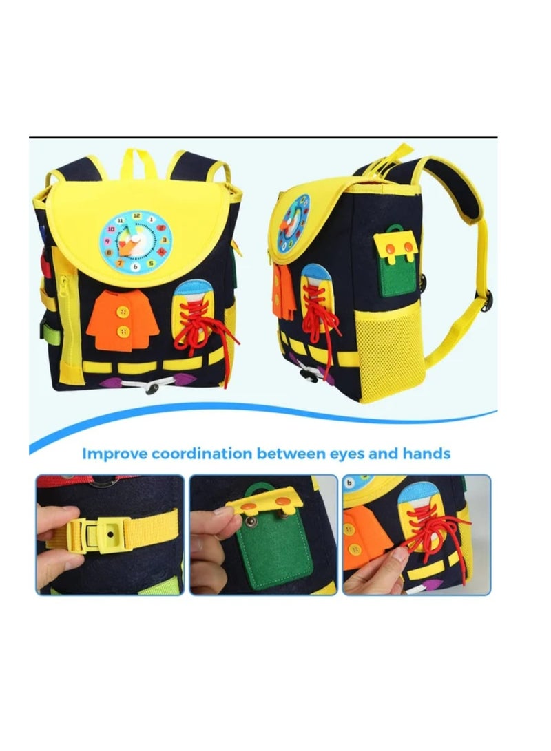 Educational Toys and Games, Jigsaw Puzzles, Kids Learning Backpack, Develop Essential Life Skills with Fun Activities for Children 1 2 3 4 5 , Special Need Toys and Games  - Image 2