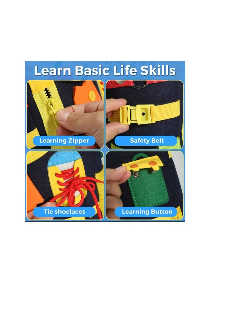 Educational Toys and Games, Jigsaw Puzzles, Kids Learning Backpack, Develop Essential Life Skills with Fun Activities for Children 1 2 3 4 5 , Special Need Toys and Games  - Image 3