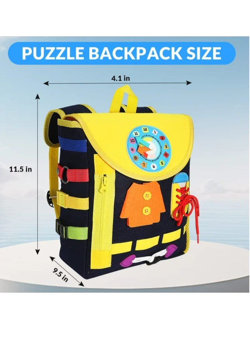 Educational Toys and Games, Jigsaw Puzzles, Kids Learning Backpack, Develop Essential Life Skills with Fun Activities for Children 1 2 3 4 5 , Special Need Toys and Games  - Image 4