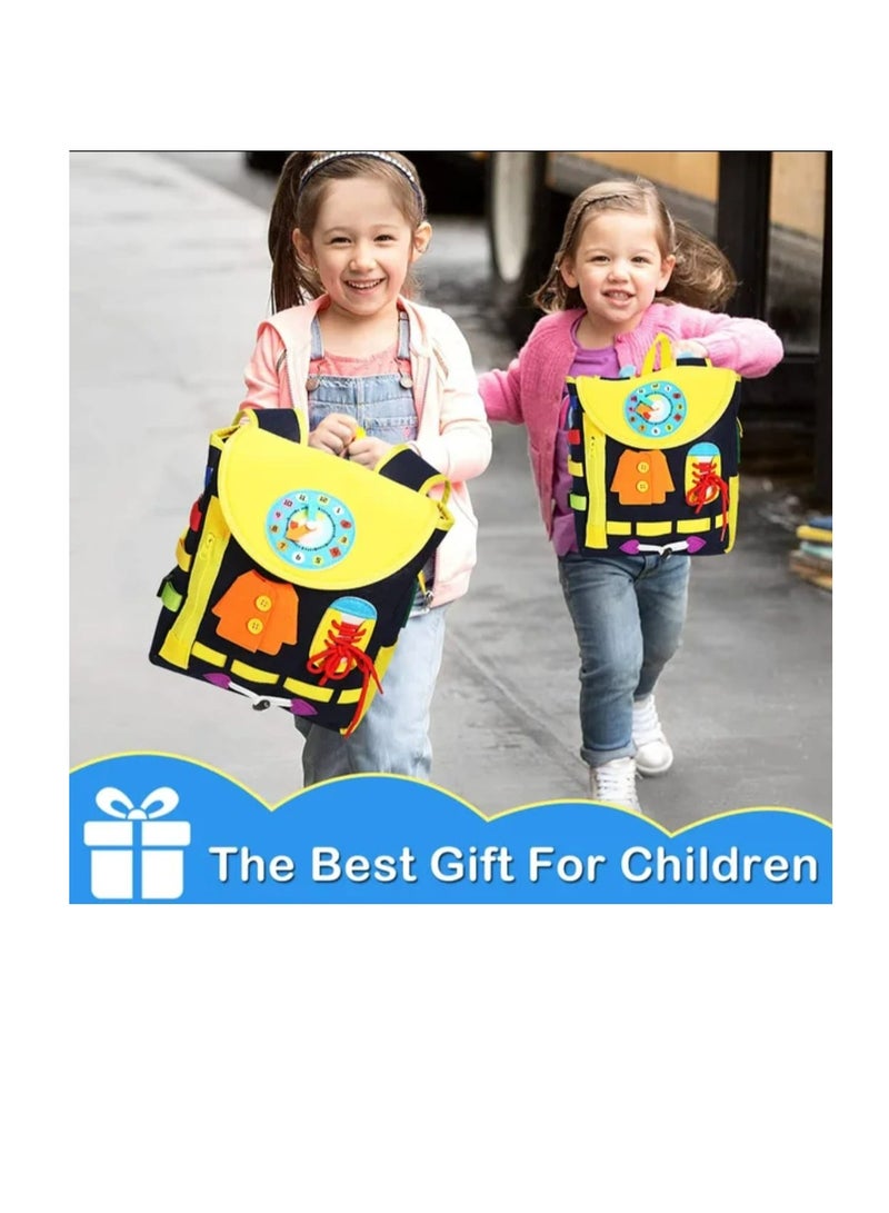 Educational Toys and Games, Jigsaw Puzzles, Kids Learning Backpack, Develop Essential Life Skills with Fun Activities for Children 1 2 3 4 5 , Special Need Toys and Games  - Image 5