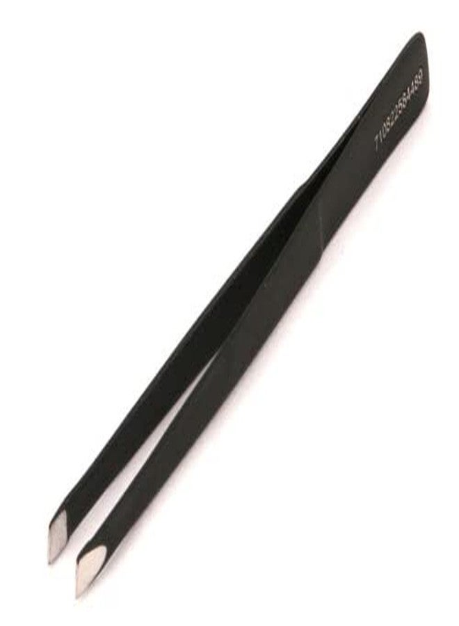 Forgica Professional Stainless Steel Paper Coated Black Tweezers