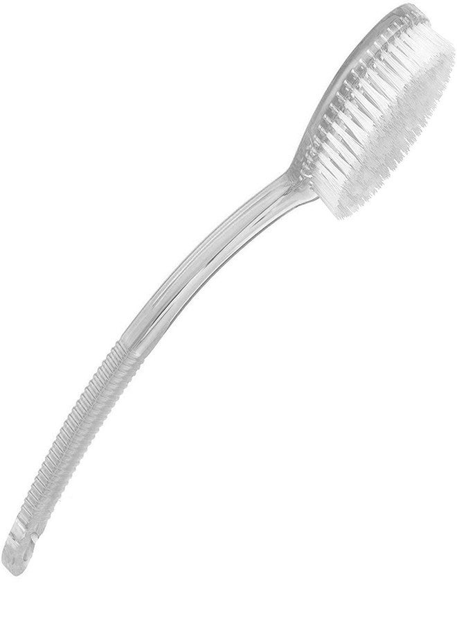 Fully Body Wash Bathing Brush with Long Handle (White) - Image 4