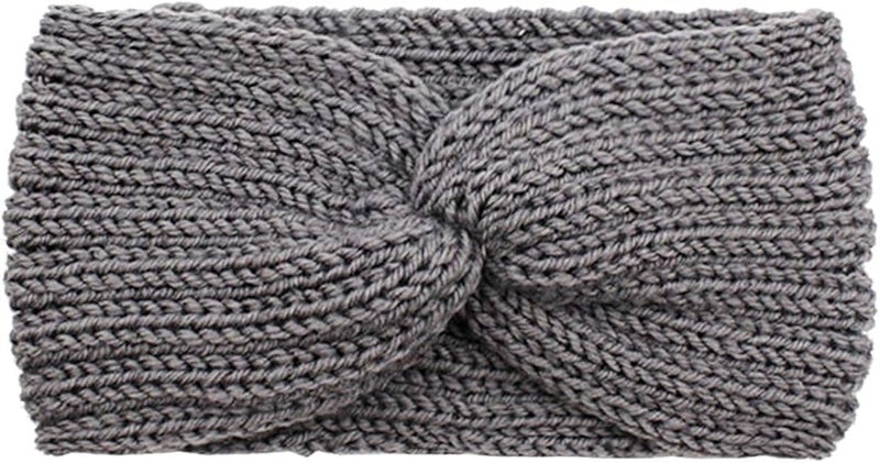 Richmen رباط رأس شتوي للرجال والنساء غطاء رأس ناعم من الفليس محبوك من الصوف دافئ شريط شعر غير محدد أكريليك مرن واقي للأذن سماعات رأس إكسسوار شعر (رمادي) - Image 5