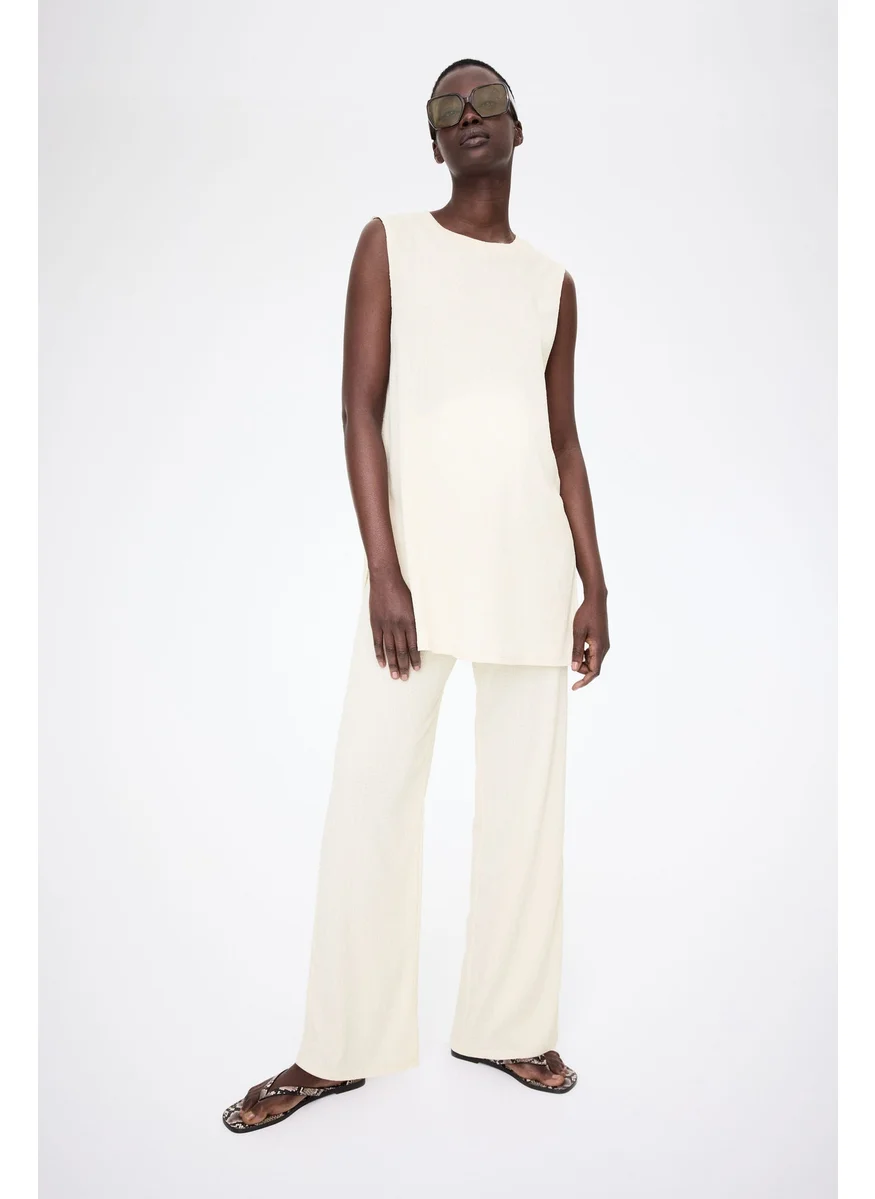 H&M Mama 2-Piece Textured Jersey Set